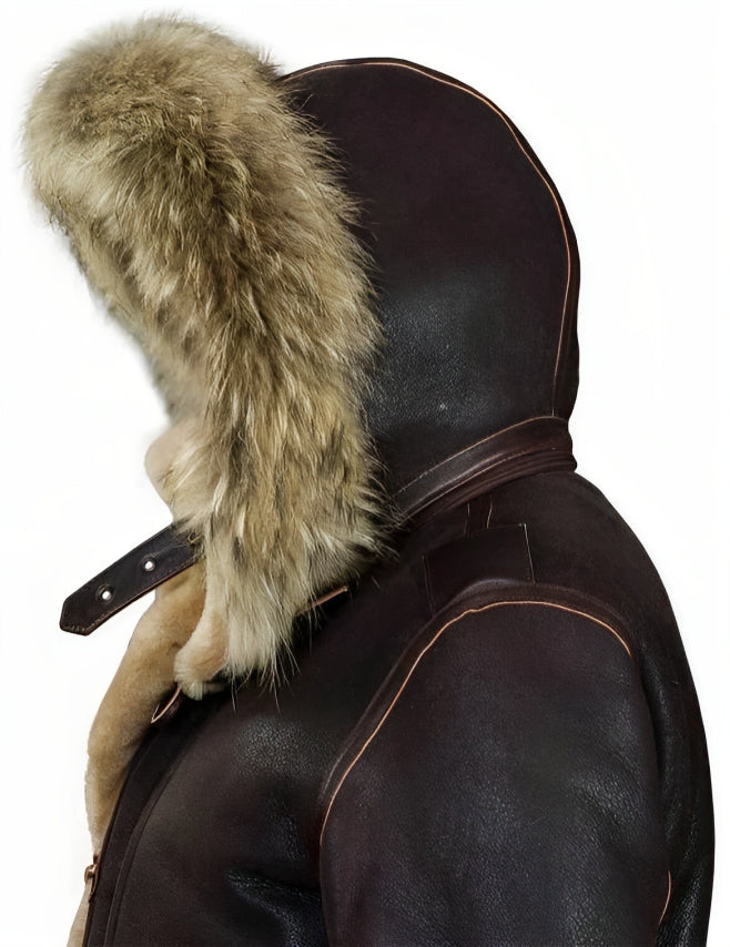 NUUK - Winterjacke im Shearling-Style