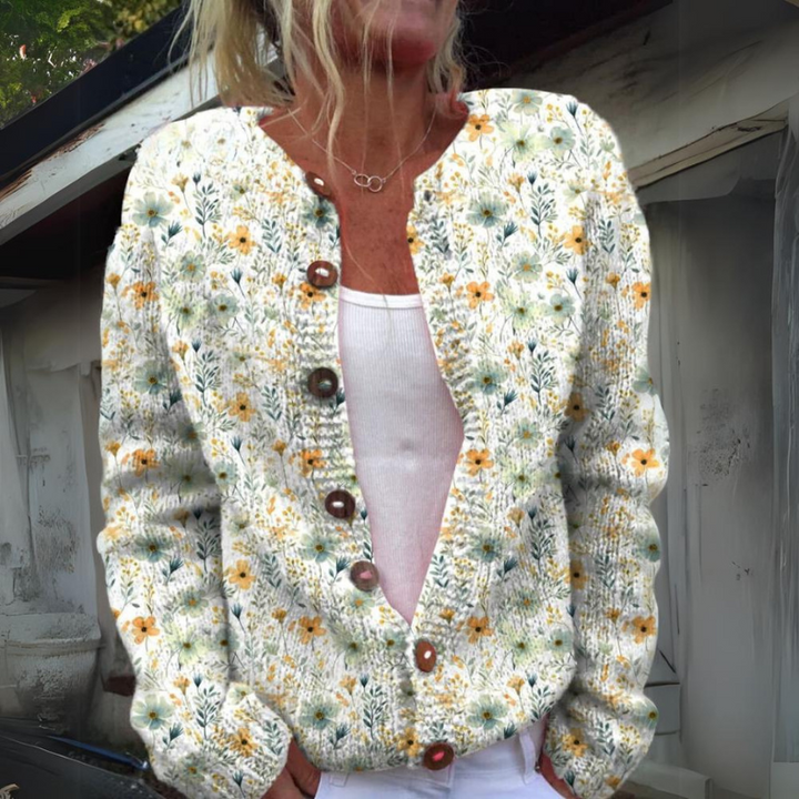 TALIA - Cardigan mit Blumendruck