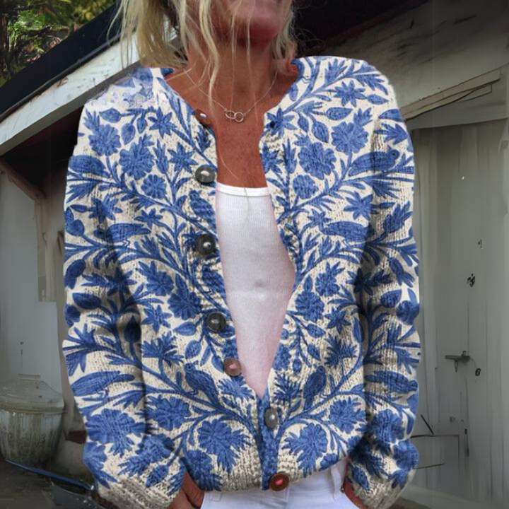 TALIA - Cardigan mit Blumendruck