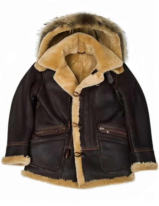 NUUK - Winterjacke im Shearling-Style