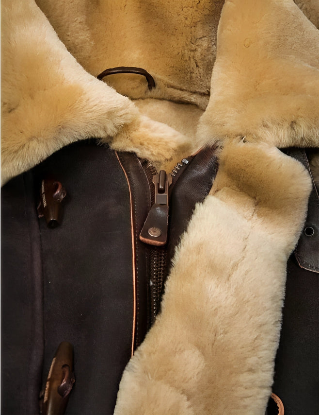 NUUK - Winterjacke im Shearling-Style