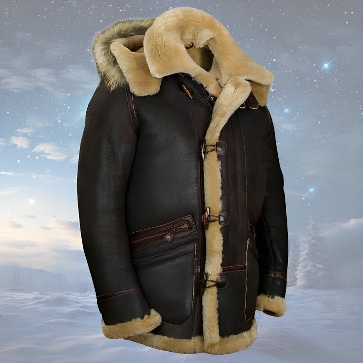 NUUK - Winterjacke im Shearling-Style