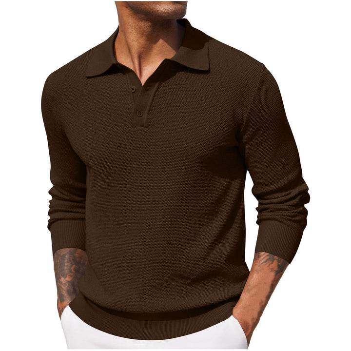 LYSANDER - Elegantes Herren Langarm-Polo