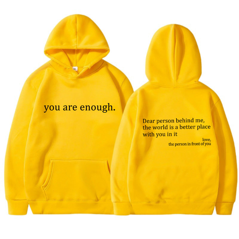 SAM - "You are enough" - Hoodie