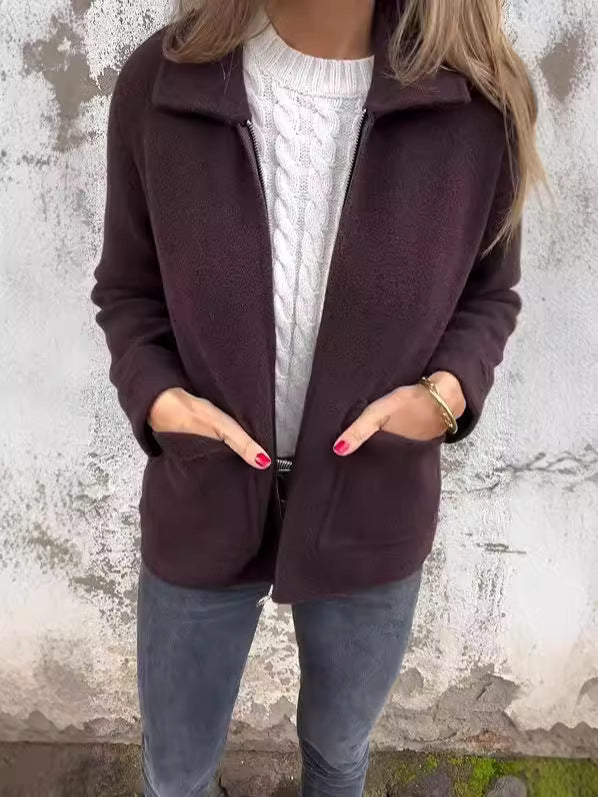 JANA - Lässige Reversjacke mit Reissverschluss