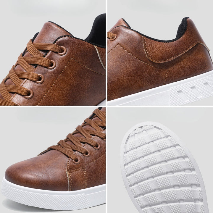 STEVEN - Klassischer Herren-Ledersneaker