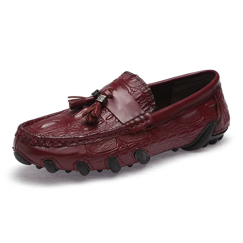 Tom - Leder Krokodil-Optik Loafer