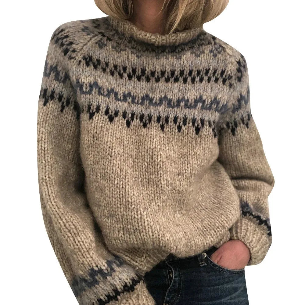 Lena - Strickpullover mit Rollkragen