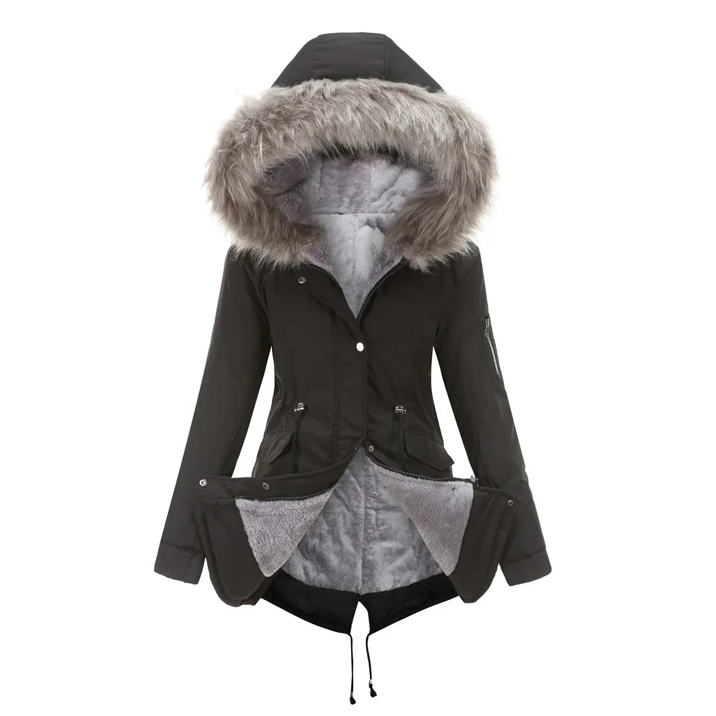 Freya – Luxuriöser Winterparka mit Kapuze