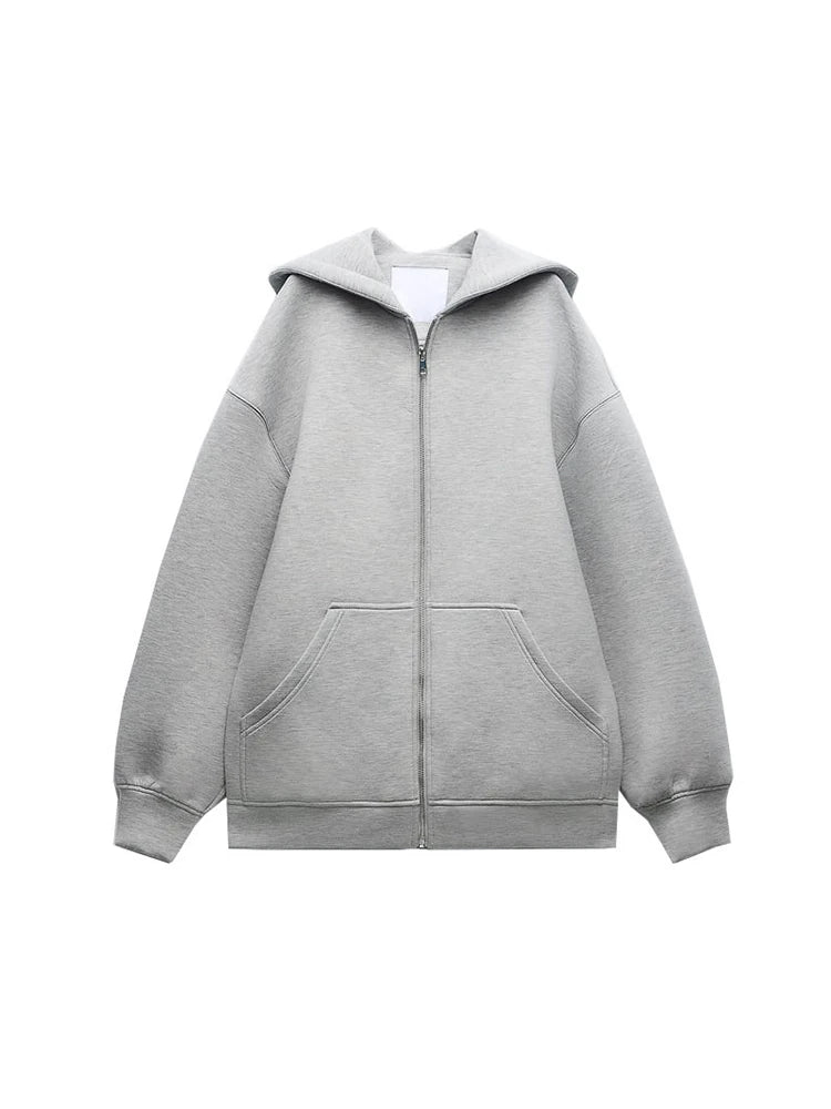 LENA - Casual Zip-Up Kapuzenjacke