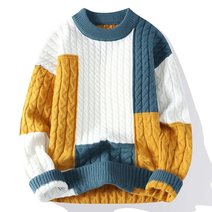 Friedrich - Farbblock Pullover für Herren