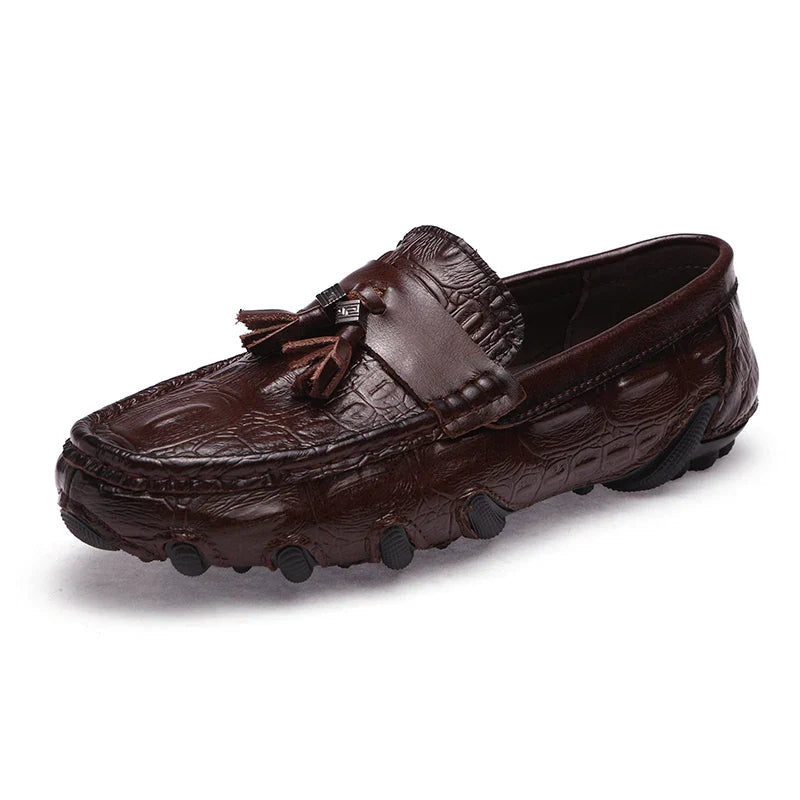 Tom - Leder Krokodil-Optik Loafer