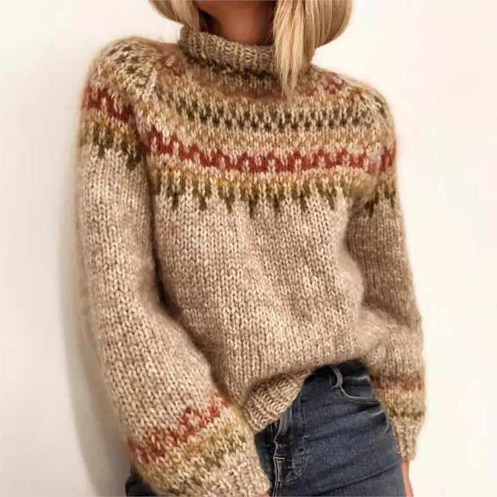 Lena - Strickpullover mit Rollkragen