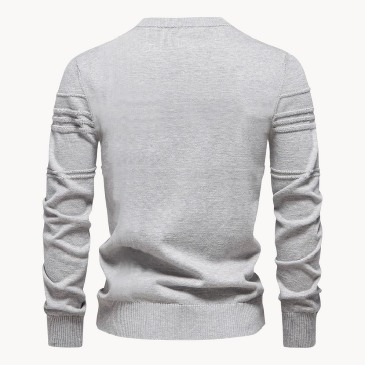 CALLUM - Eleganter Karo-Pullover