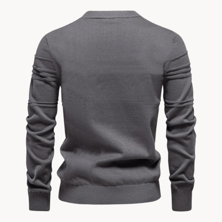 CALLUM - Eleganter Karo-Pullover