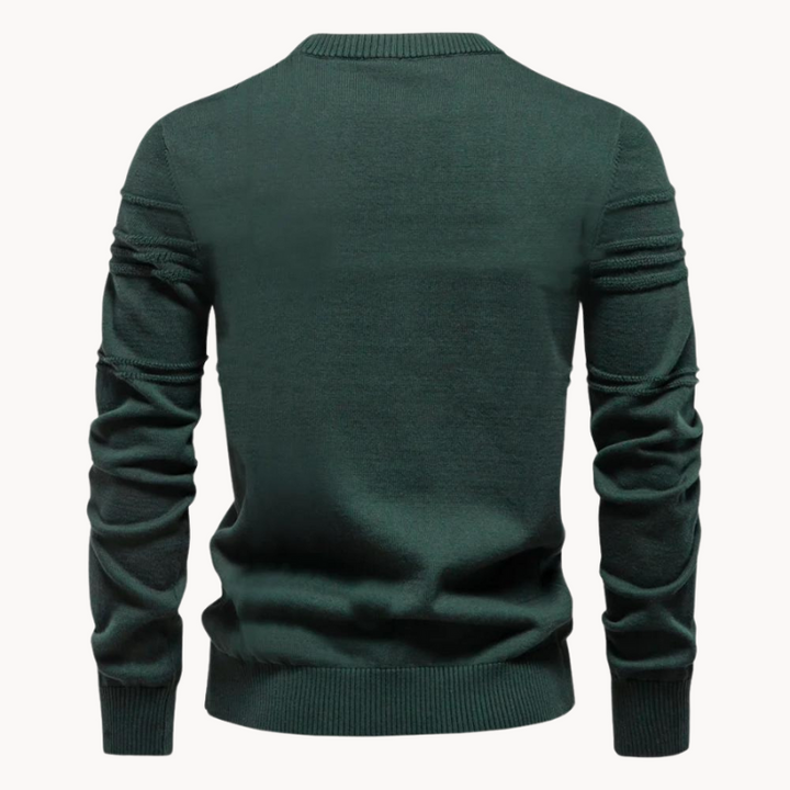 CALLUM - Eleganter Karo-Pullover