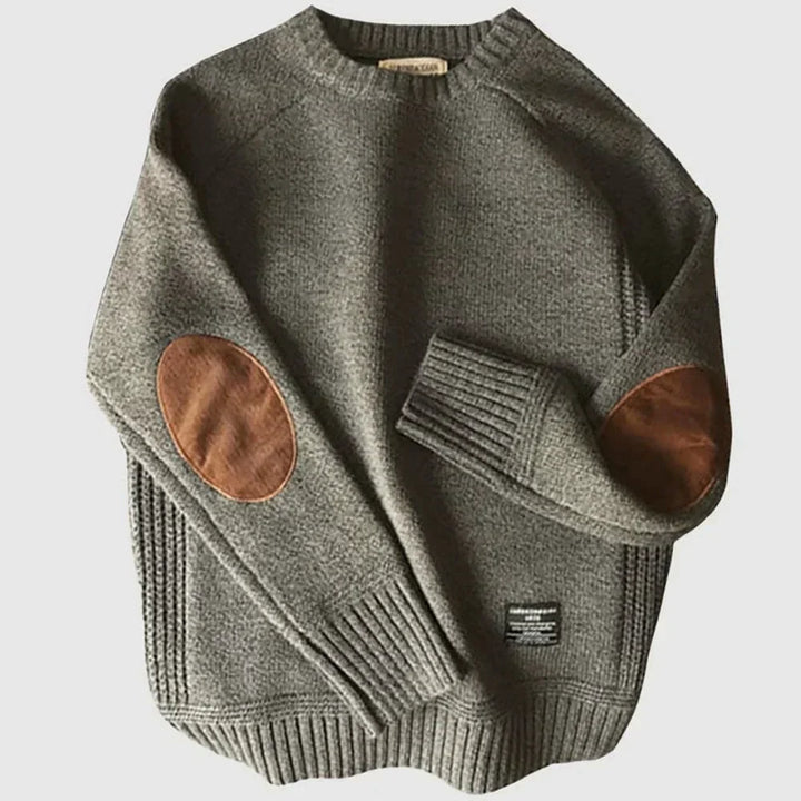 ENZO - Klassischer Wollpullover für Herren