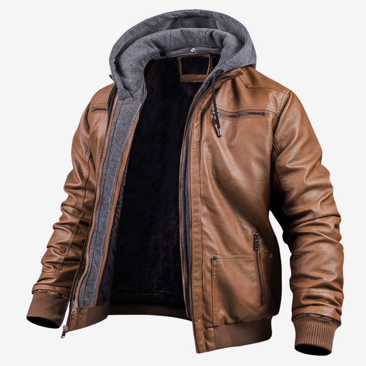 BENJAMIN - Hochwertige Leder-Winterjacke für Herren