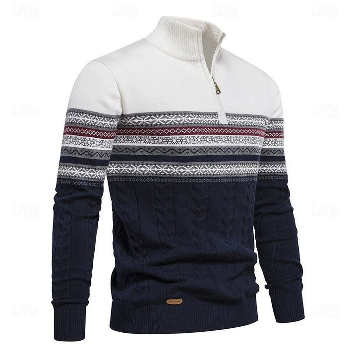 JONAS – Moderner Half-Zip Pullover