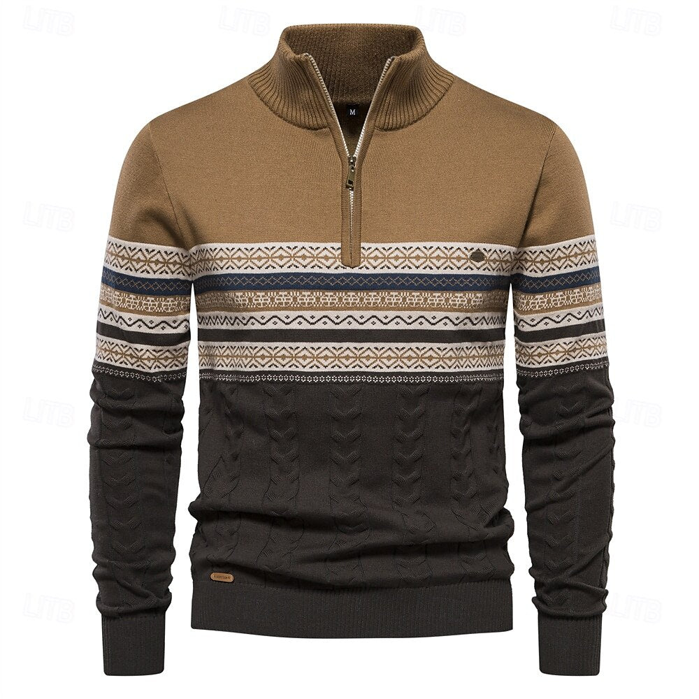 JONAS – Moderner Half-Zip Pullover