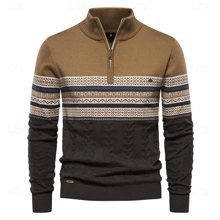 JONAS – Moderner Half-Zip Pullover