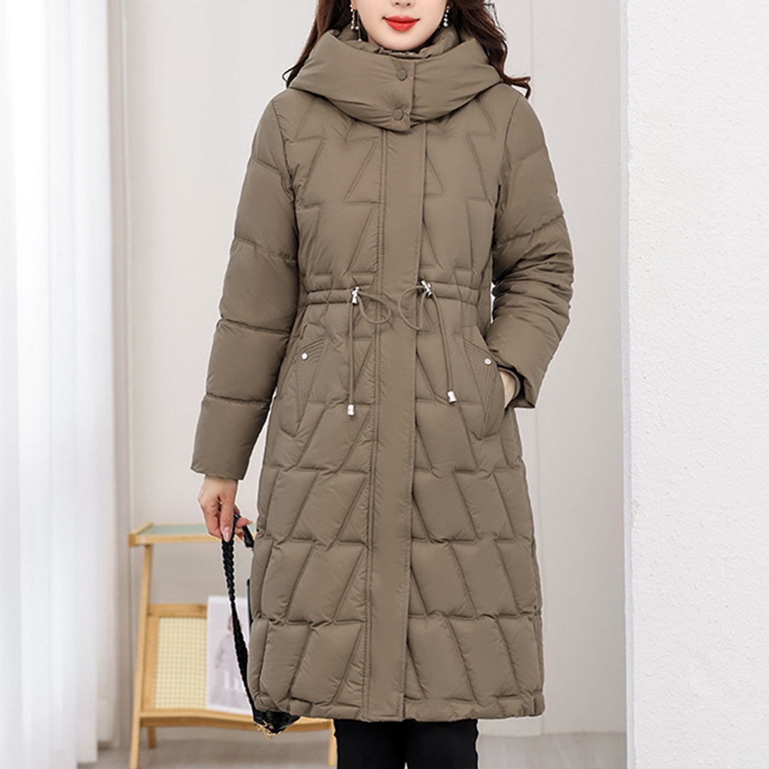 ANNA – Klassische lange Steppjacke