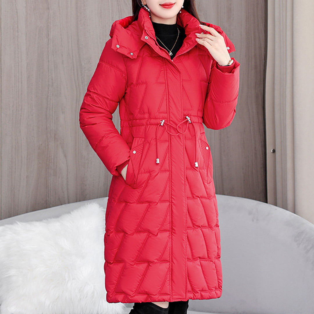 ANNA – Klassische lange Steppjacke