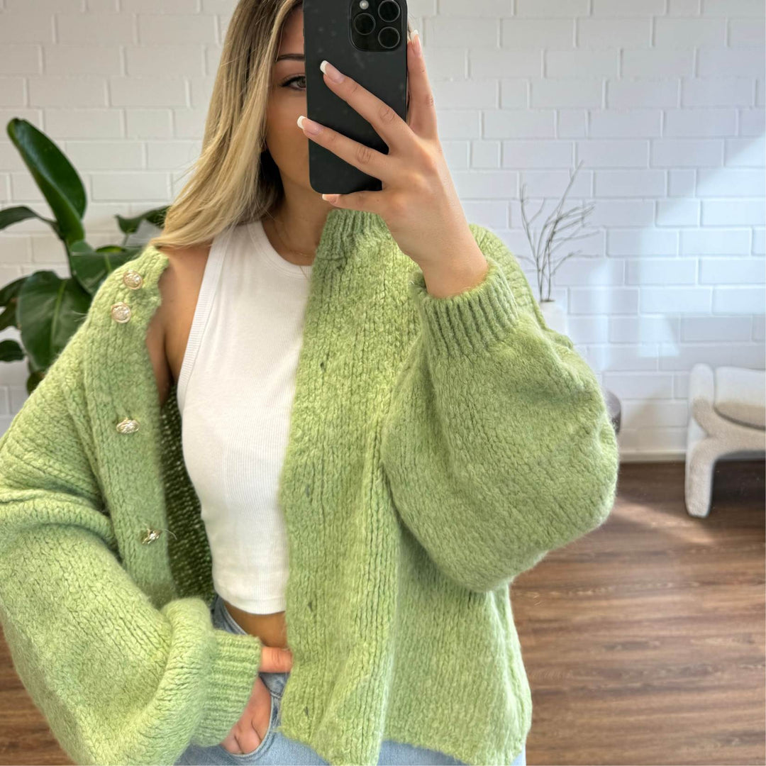 MARIA - Oversized Cardigan Short