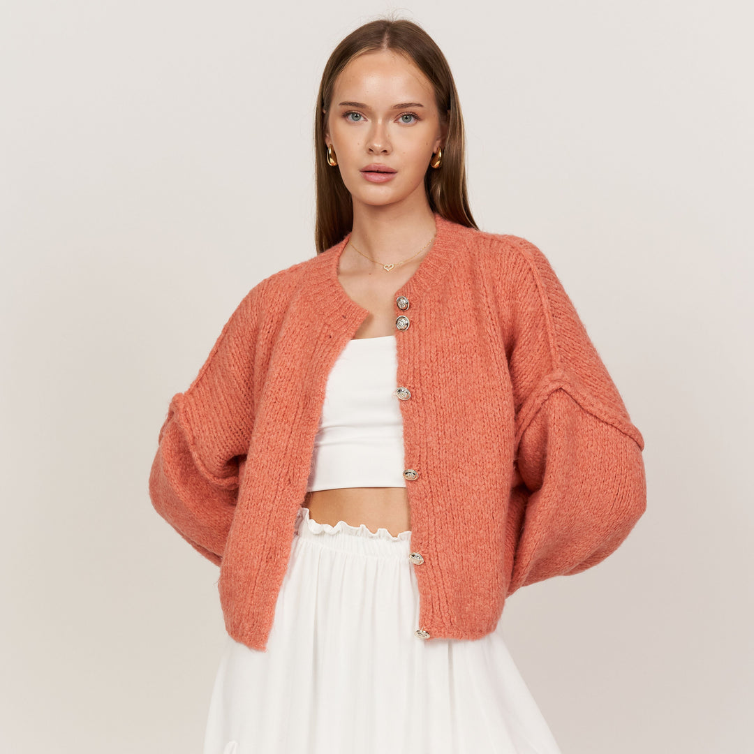 MARIA - Oversized Cardigan Short