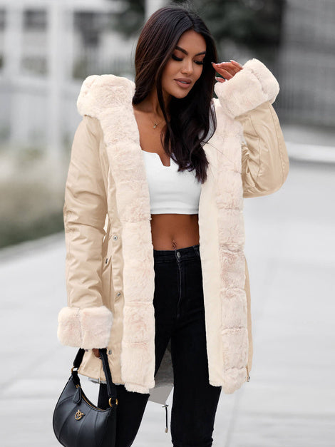 SOPHIA -  Winterjacke mit künstlichem Fell