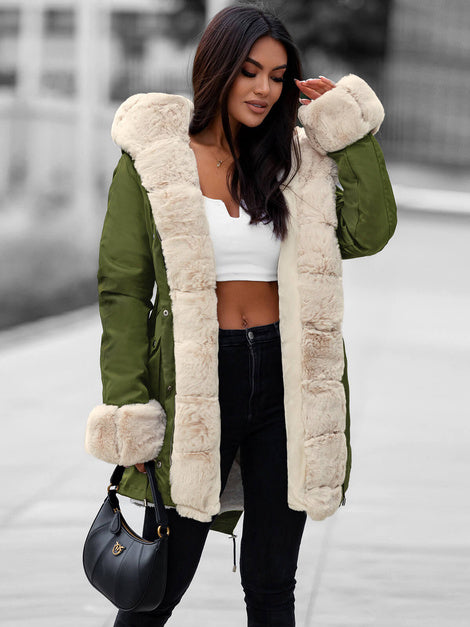 SOPHIA -  Winterjacke mit künstlichem Fell